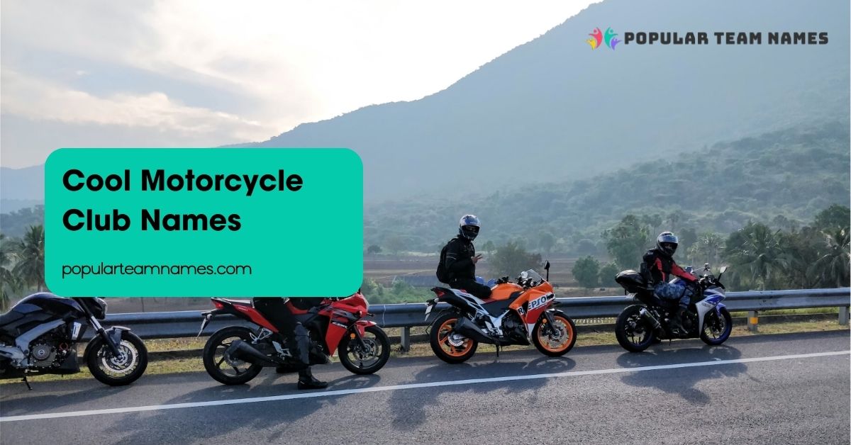 Cool Motorcycle Club Names