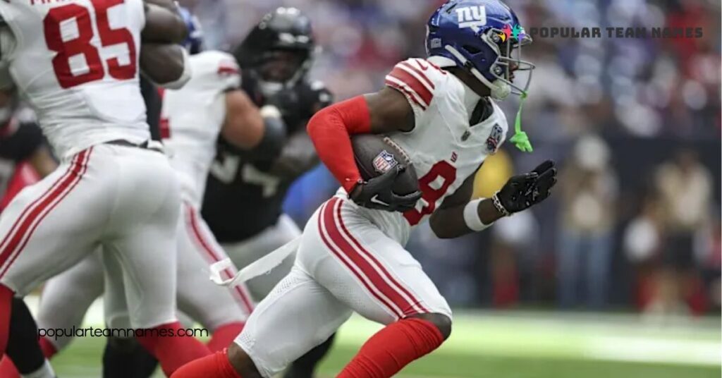 Creative Giants Fantasy Football Names