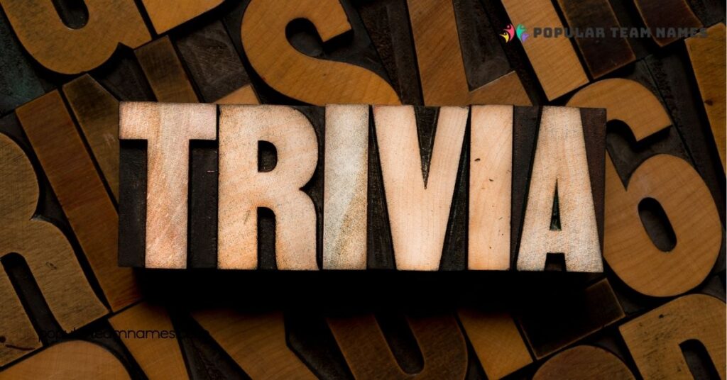 Creative Taylor Swift Trivia Team Names