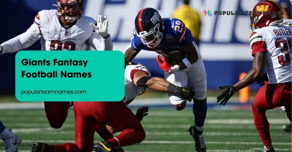 Giants Fantasy Football Names