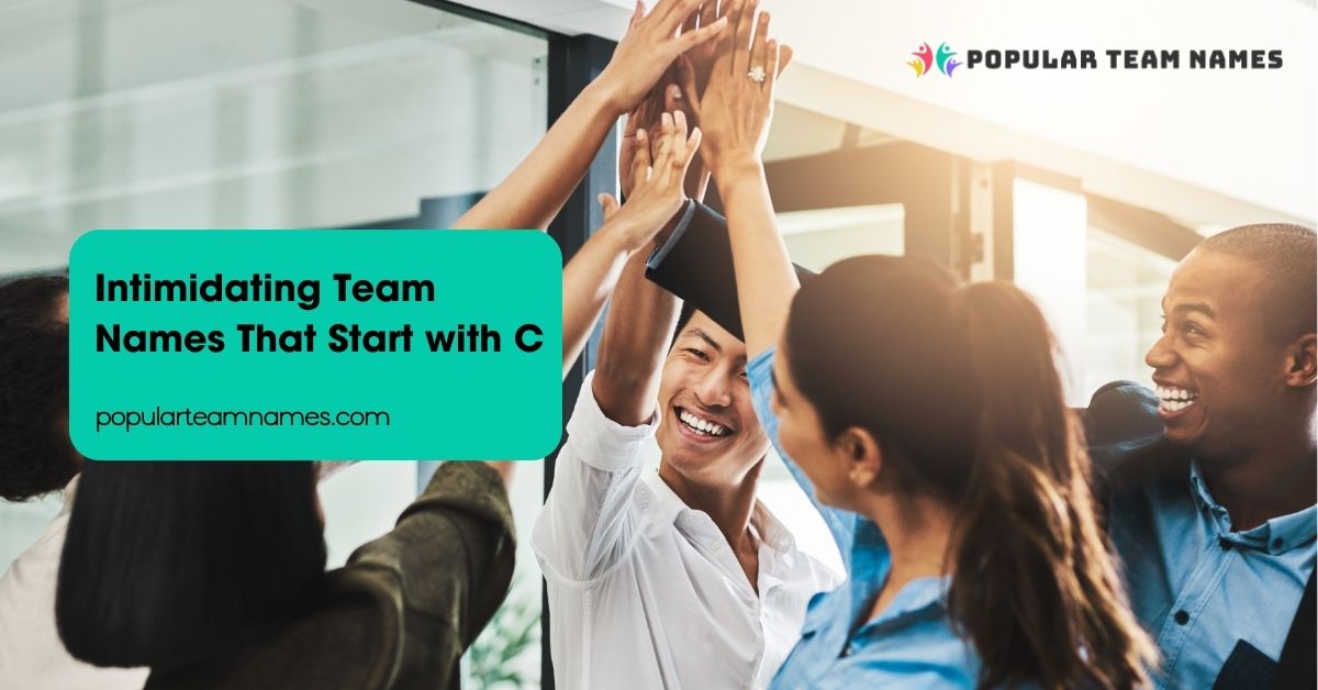 Intimidating Team Names That Start with C
