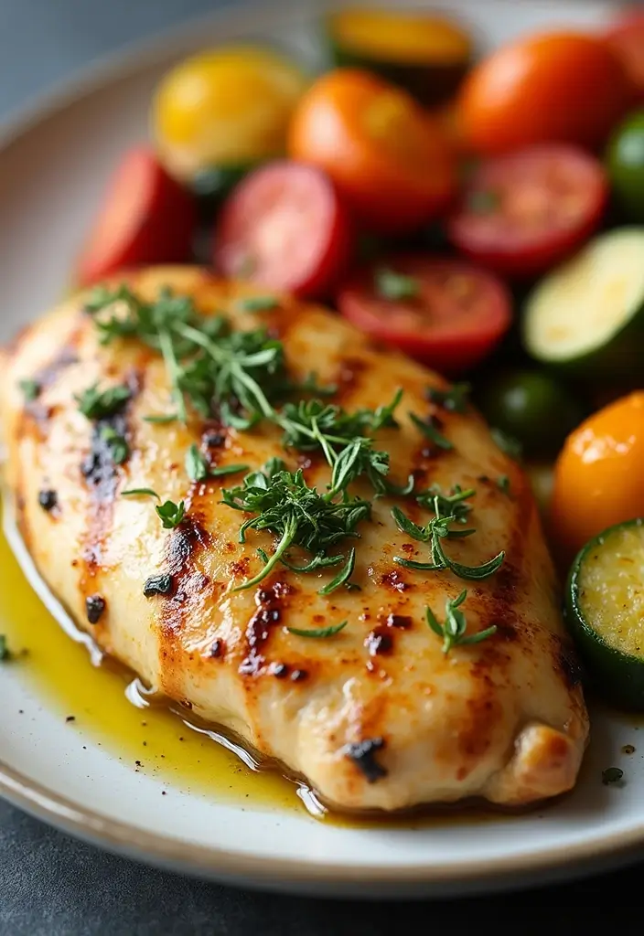 25 Easy Keto Chicken Breast Recipes That Save Time - 14. Herb-Roasted Chicken Breasts