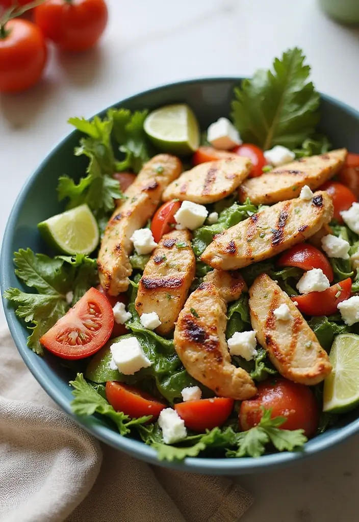 25 Easy Keto Chicken Breast Recipes That Save Time - 18. Greek Chicken Salad