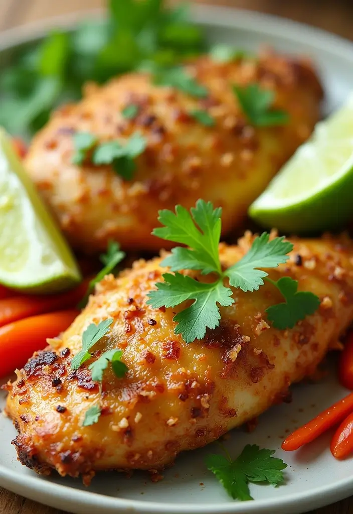 25 Easy Keto Chicken Breast Recipes That Save Time - 19. Coconut Lime Chicken