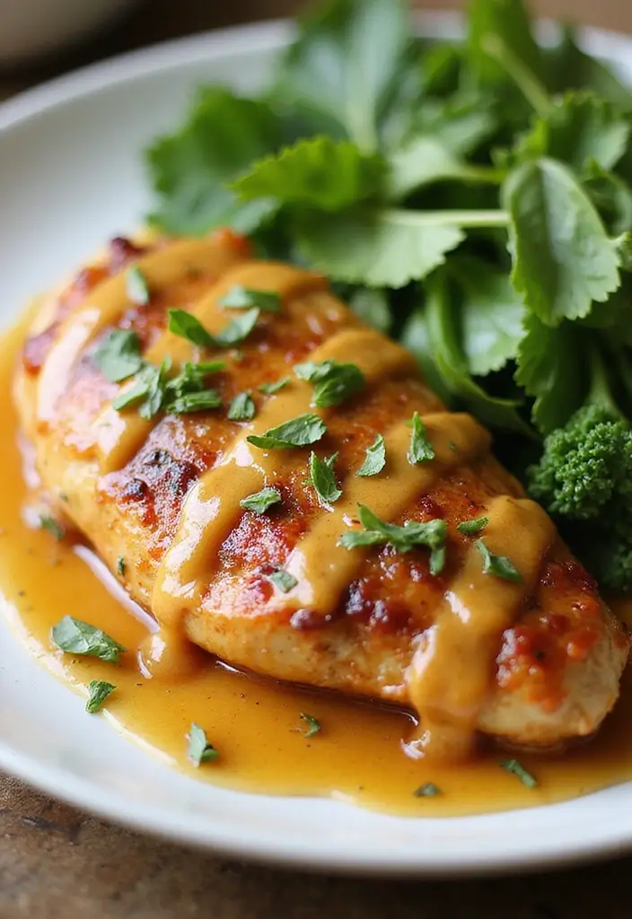 25 Easy Keto Chicken Breast Recipes That Save Time - 20. Honey Mustard Chicken