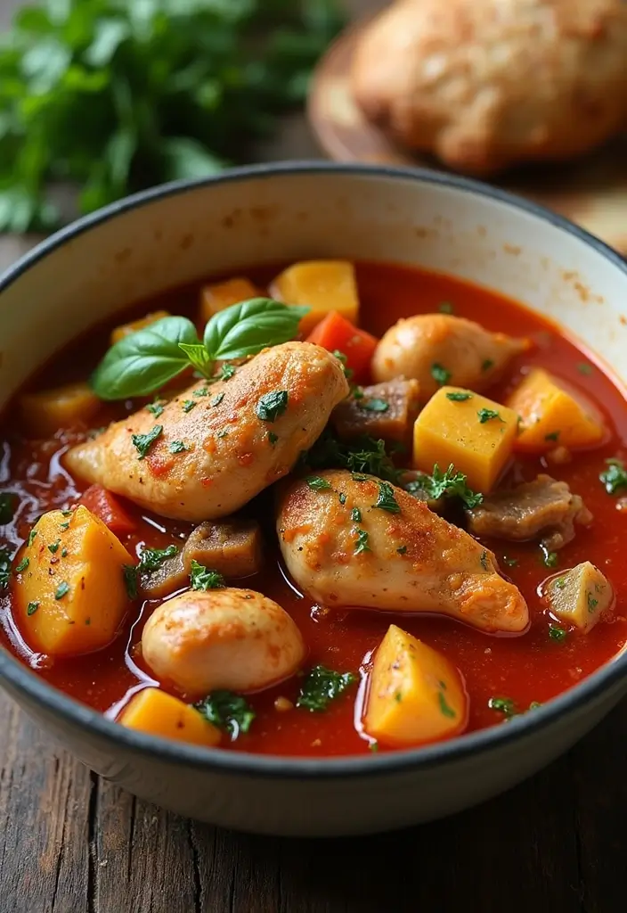 25 Easy Keto Chicken Breast Recipes That Save Time - 21. Italian Chicken Stew