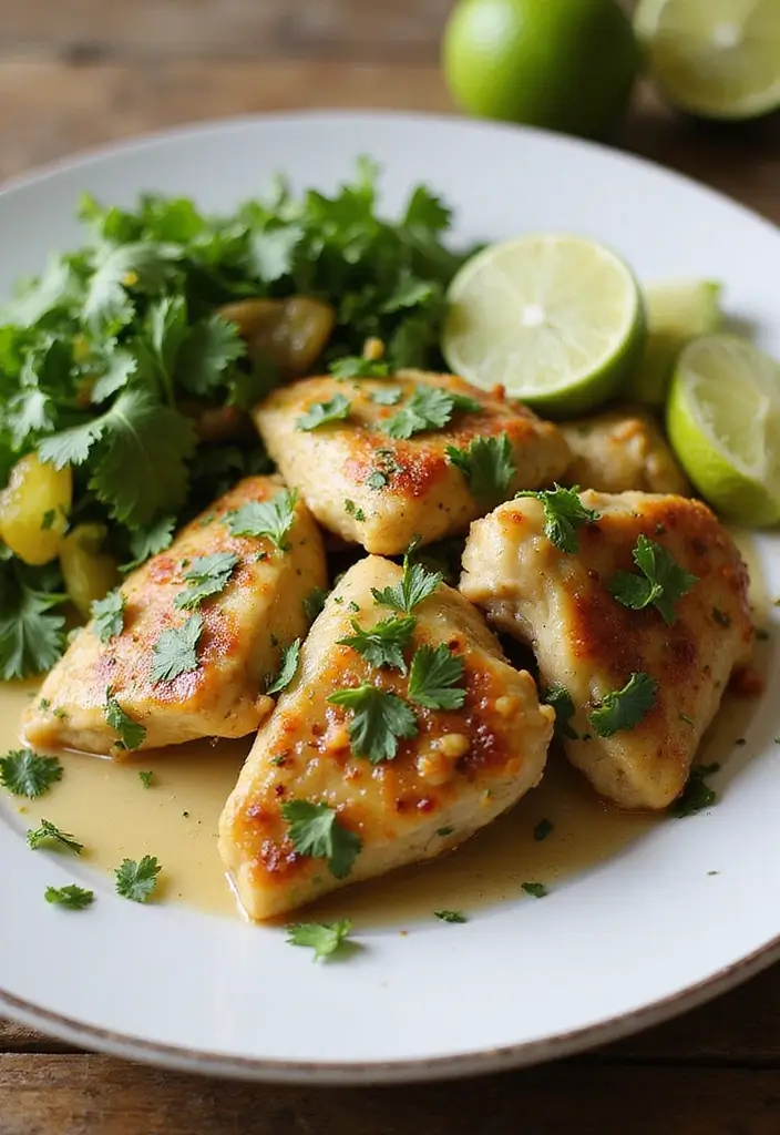 25 Easy Keto Chicken Breast Recipes That Save Time - 25. Cilantro Lime Chicken