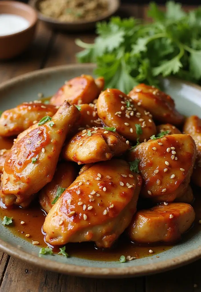 25 Easy Keto Chicken Breast Recipes That Save Time - 5. Spicy Honey Garlic Chicken