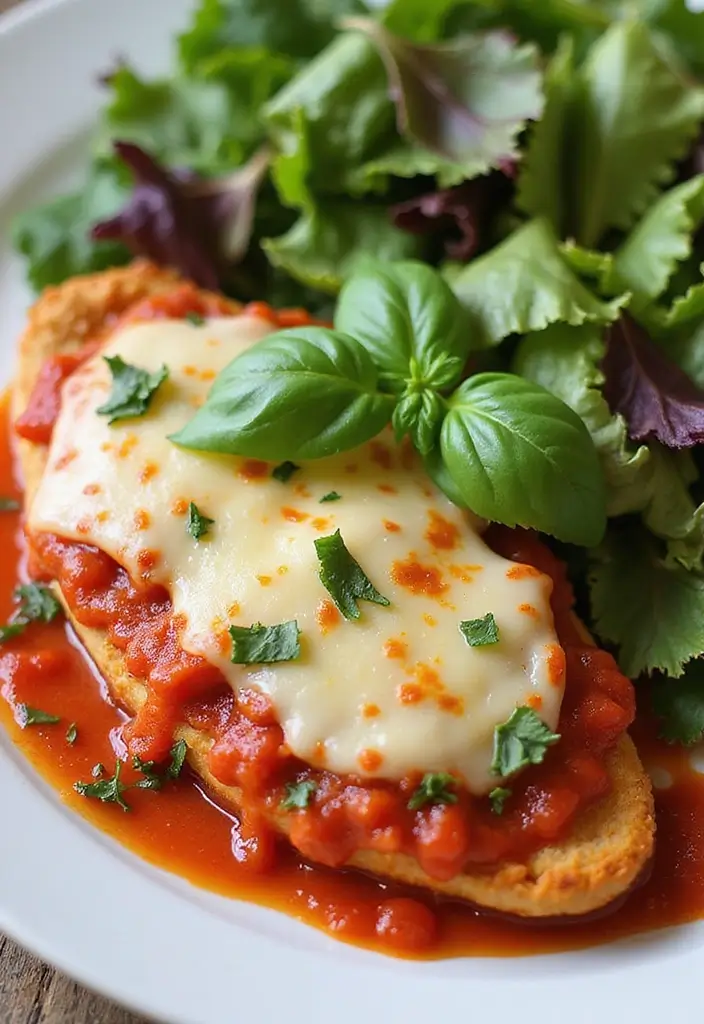 25 Easy Keto Chicken Breast Recipes That Save Time - 6. Keto Chicken Parmesan