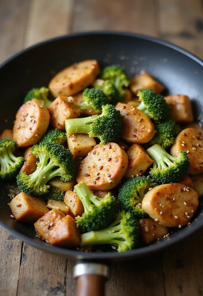 25 Easy Keto Chicken Breast Recipes That Save Time - 8. Chicken and Broccoli Stir-Fry