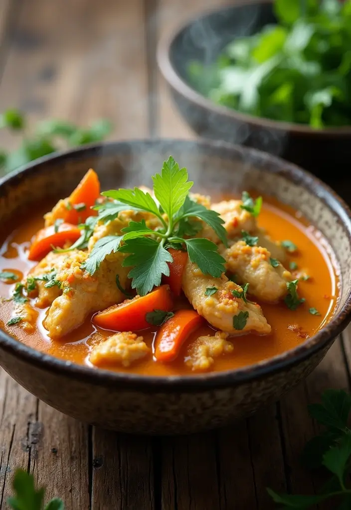25 Easy Keto Recipes Dinner Ready in No Time - 18. Thai Coconut Curry Chicken