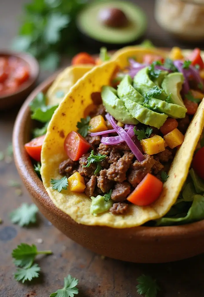 25 Easy Keto Recipes Dinner Ready in No Time - 5. Keto Taco Bowl