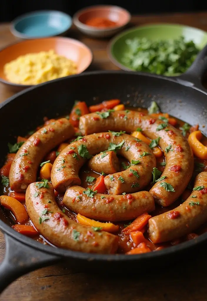 25 Easy Keto Recipes Dinner Ready in No Time - 8. Spicy Sausage and Peppers