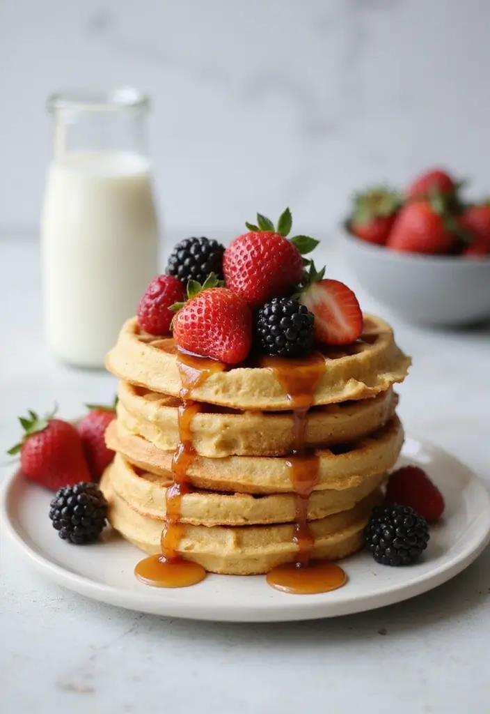 25 Gluten Free Dairy Free Keto Recipes That Actually Taste Great 13 25 Gluten Free Dairy Free Keto Recipes That Actually Taste Great - 13. Coconut Flour Waffles