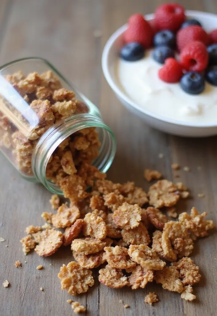 25 Gluten Free Dairy Free Keto Recipes That Actually Taste Great 8 25 Gluten Free Dairy Free Keto Recipes That Actually Taste Great - 8. Cinnamon Coconut Granola