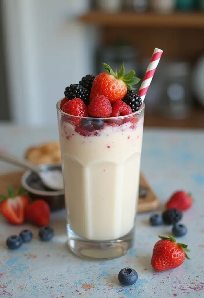 25 Keto Breakfast Recipes No Eggs Perfect for Variety 10 25 Keto Breakfast Recipes No Eggs Perfect for Variety - 10. Vanilla Protein Smoothie with Berries