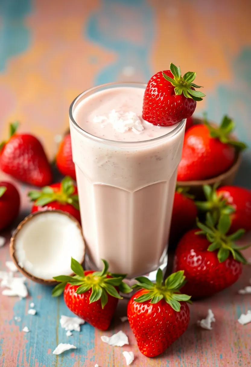 25 Keto Breakfast Recipes No Eggs Perfect for Variety 11 25 Keto Breakfast Recipes No Eggs Perfect for Variety - 11. Strawberry Coconut Smoothie