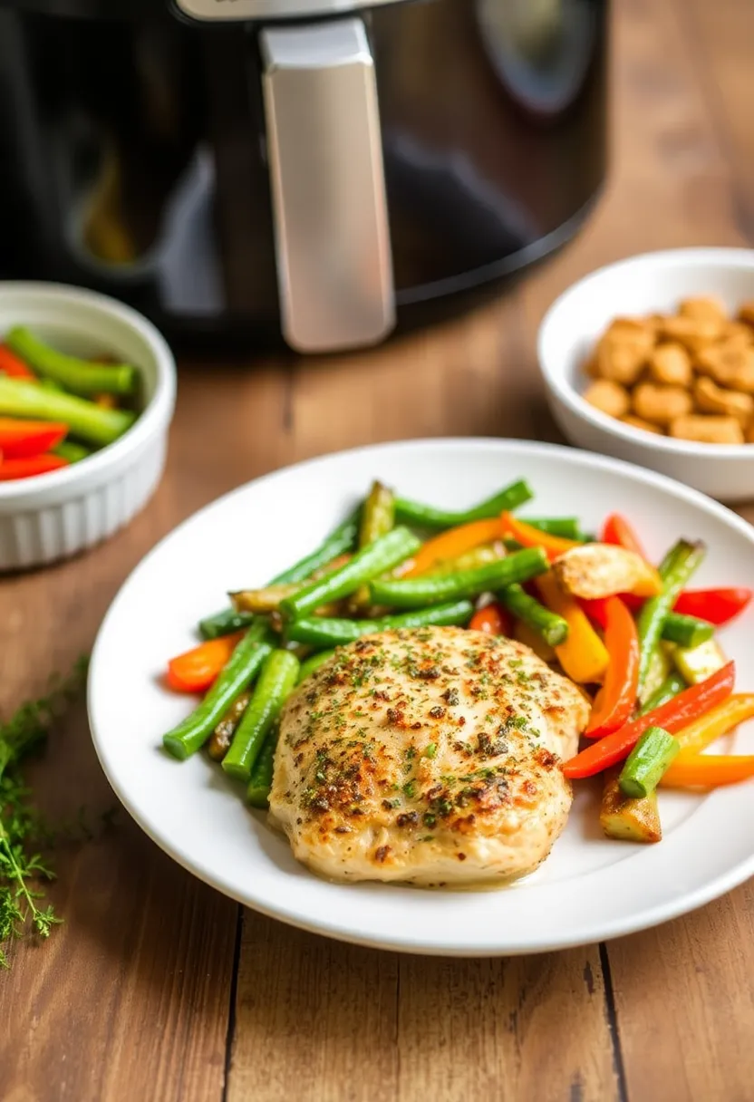 25 Keto Chicken Air Fryer Recipes Crispy and Low Carb 13 25 Keto Chicken Air Fryer Recipes Crispy and Low Carb - 13. Italian Herb-Crusted Chicken