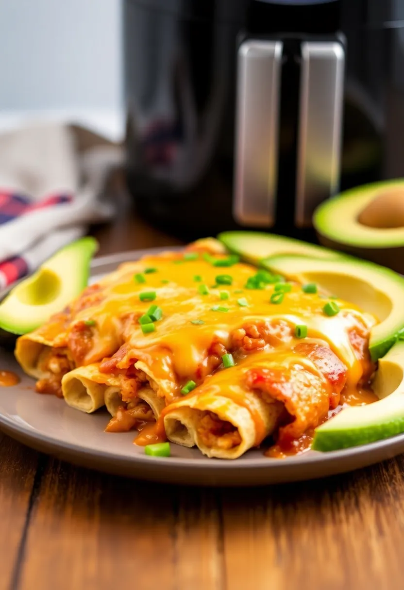 25 Keto Chicken Air Fryer Recipes Crispy and Low Carb 24 25 Keto Chicken Air Fryer Recipes Crispy and Low Carb - 24. Air Fryer Chicken Enchiladas