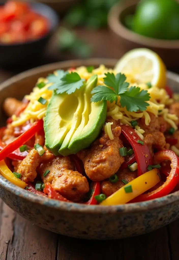 25 Keto Chicken Breast Recipes Flavorful and Simple 14 25 Keto Chicken Breast Recipes Flavorful and Simple - 14. Chicken Fajita Bowl