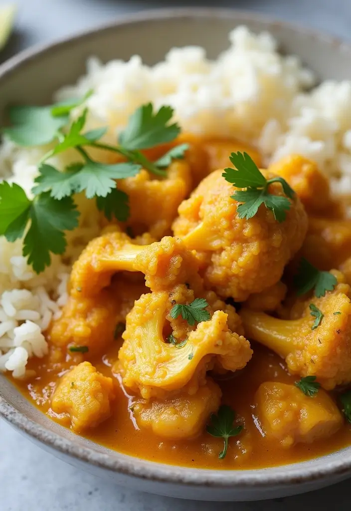 25 Keto Chicken and Cauliflower Recipes Flavorful and Filling - 11. Chicken and Cauliflower Curry