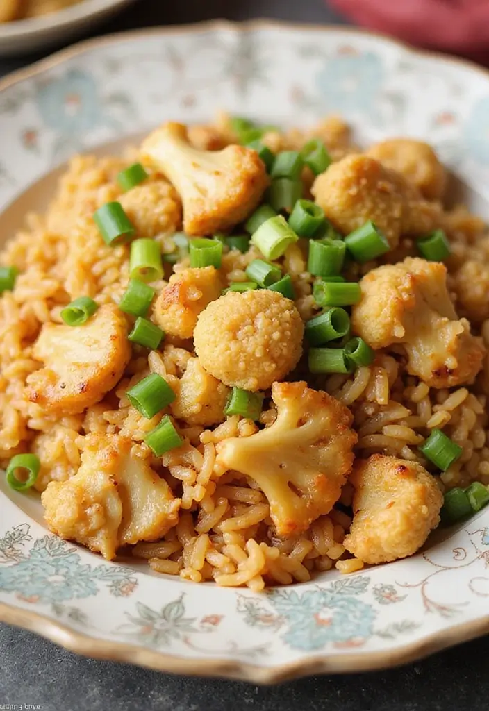 25 Keto Chicken and Cauliflower Recipes Flavorful and Filling - 19. Chicken Cauliflower “Fried Rice”