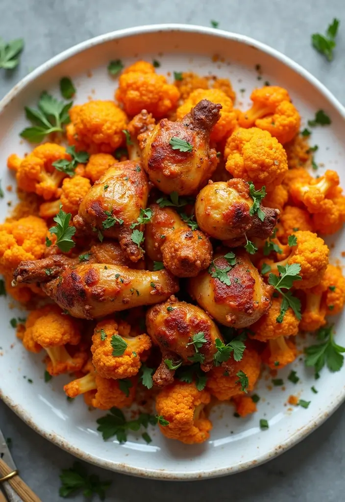 25 Keto Chicken and Cauliflower Recipes Flavorful and Filling - 22. Harissa Chicken and Cauliflower