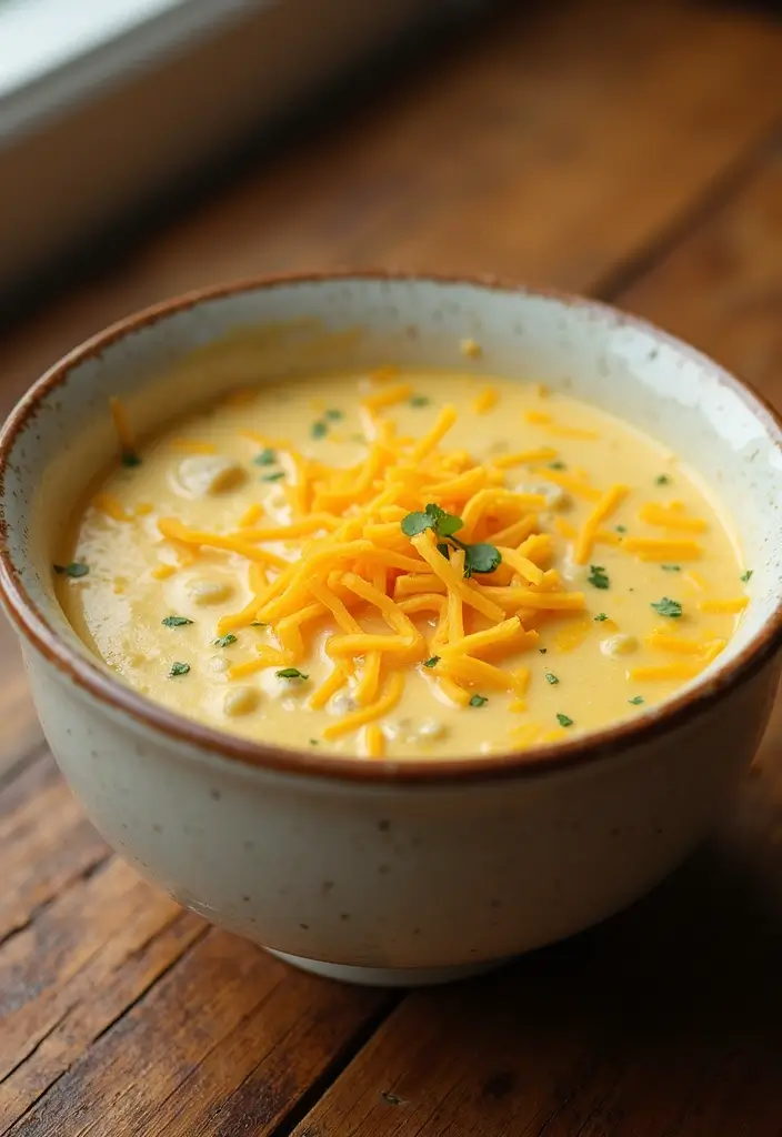 25 Keto Chicken and Cauliflower Recipes Flavorful and Filling - 9. Cheesy Chicken and Cauliflower Soup