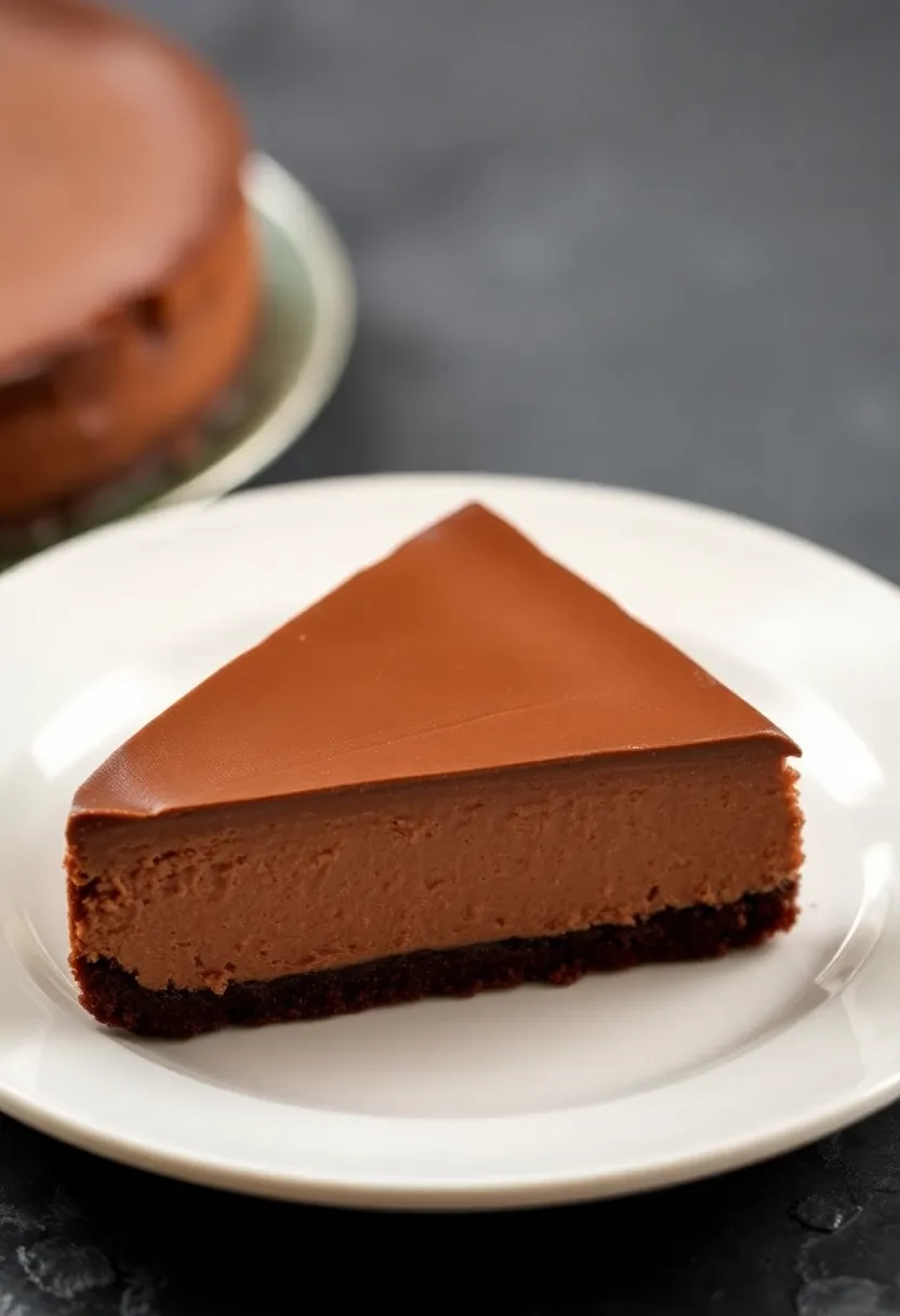 25 Keto Cream Cheese Recipes Desserts You’ll Want to Save - 6. Keto Chocolate Cheesecake