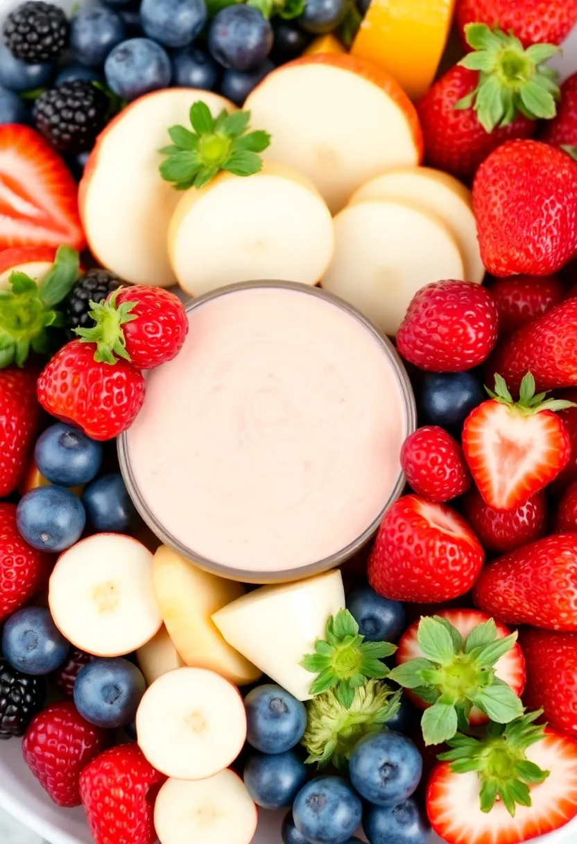 25 Keto Cream Cheese Recipes: Savory and Sweet Delights - 14. Cream Cheese Fruit Dip