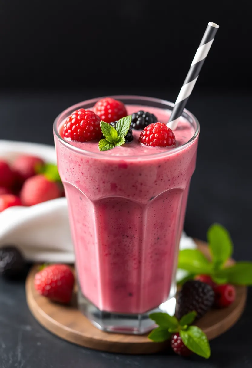 25 Keto Cream Cheese Recipes: Savory and Sweet Delights - 17. Cream Cheese Berry Smoothie