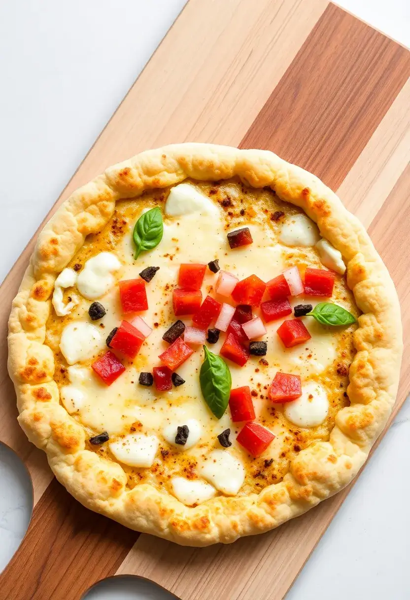 25 Keto Cream Cheese Recipes: Savory and Sweet Delights - 18. Cream Cheese Cauliflower Pizza Crust