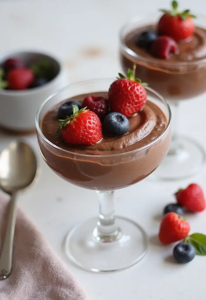 25 Keto Dessert Recipes 3 Ingredients or Less - 20. Chocolate Avocado Mousse