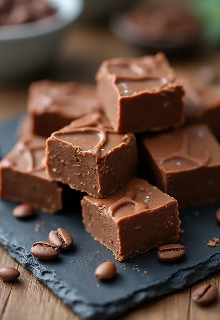 25 Keto Dessert Recipes 3 Ingredients or Less - 8. Coffee Keto Fudge