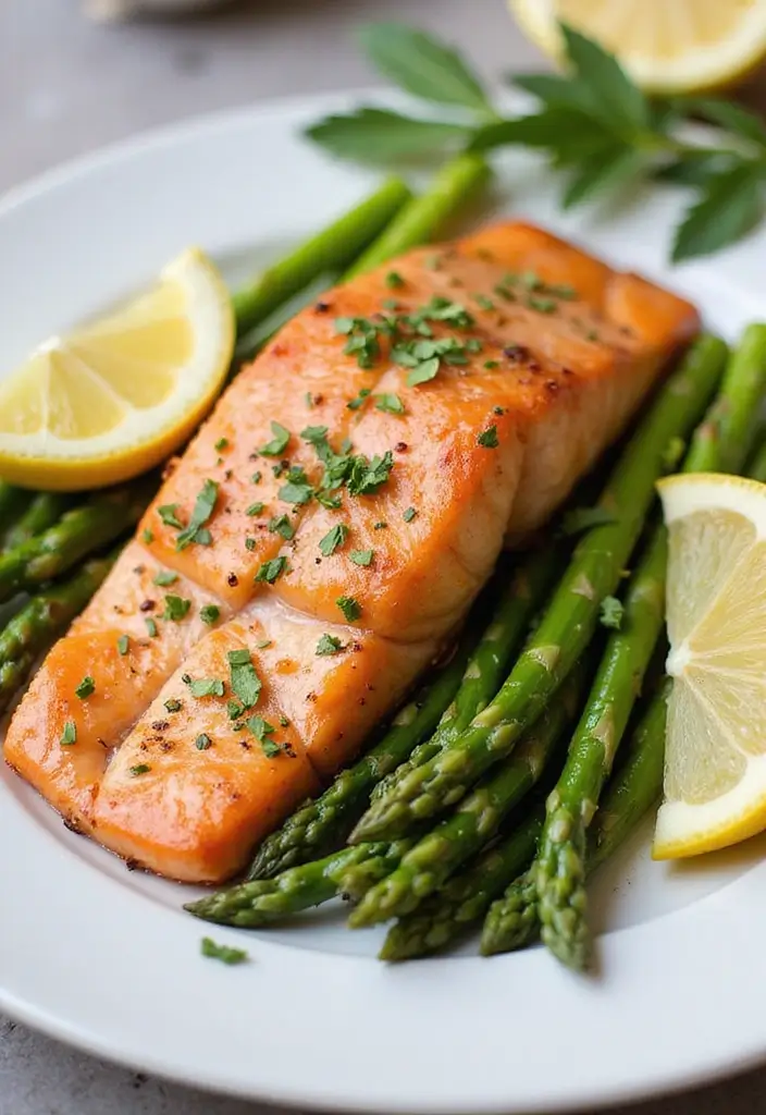 25 Keto Gluten Free Recipes Perfect for Any Meal - 16. Baked Salmon with Asparagus