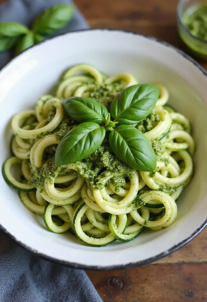 25 Keto Gluten Free Recipes Perfect for Any Meal - 2. Zucchini Noodles with Pesto