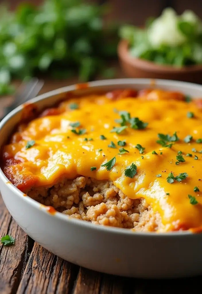 25 Keto Ground Chicken Recipes Quick and Healthy 1 25 Keto Ground Chicken Recipes Quick and Healthy - 1. Cheesy Keto Ground Chicken Casserole