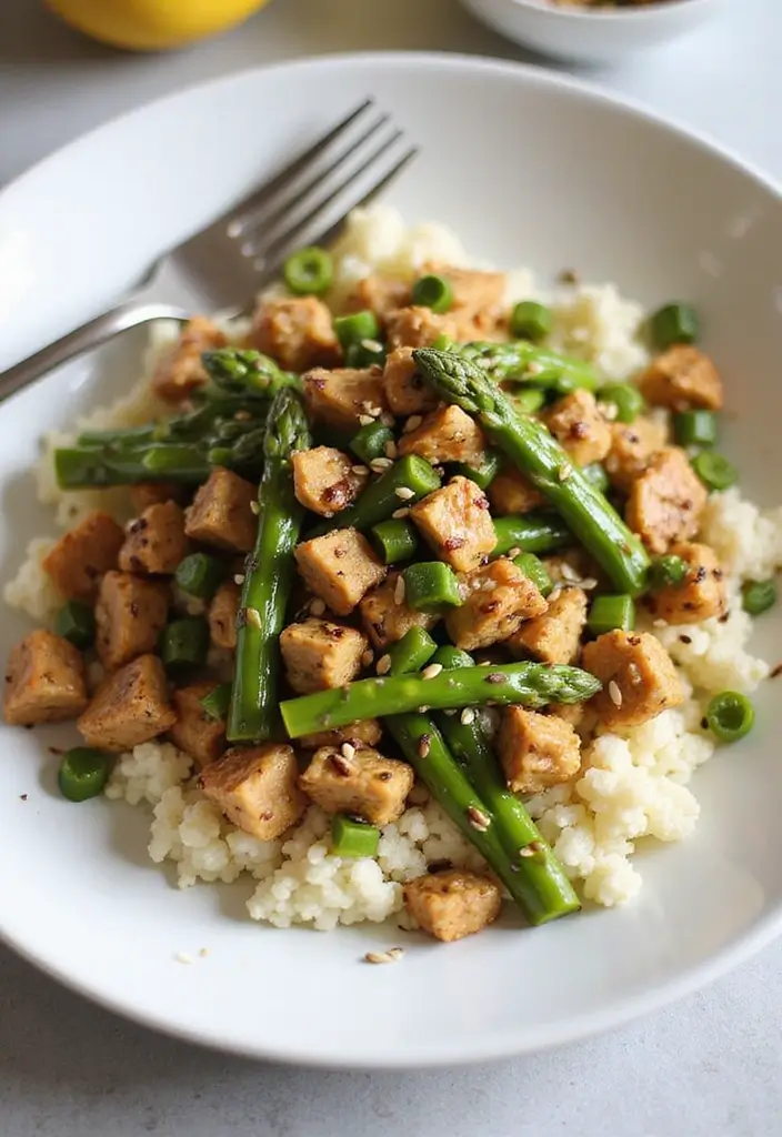 25 Keto Ground Chicken Recipes Quick and Healthy 18 25 Keto Ground Chicken Recipes Quick and Healthy - 18. Ground Chicken and Asparagus Stir-Fry