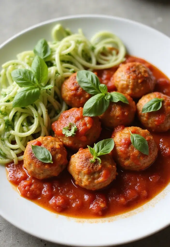 25 Keto Ground Chicken Recipes Quick and Healthy 3 25 Keto Ground Chicken Recipes Quick and Healthy - 3. Keto Chicken Meatballs with Marinara Sauce