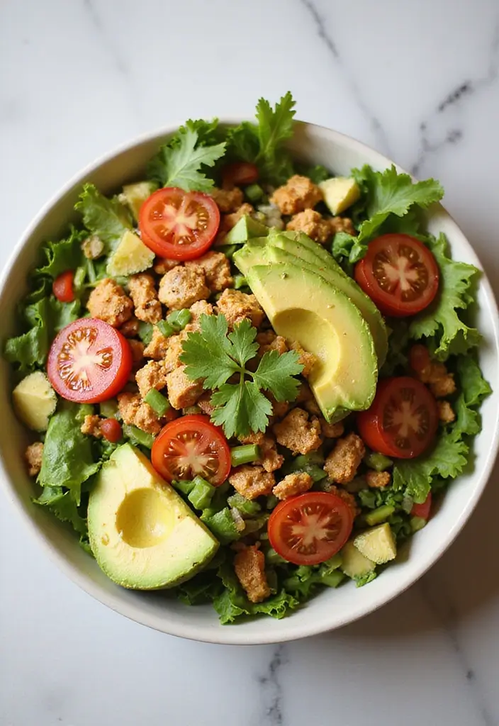25 Keto Ground Turkey Recipes That Are Budget Friendly - 10. Turkey Taco Salad