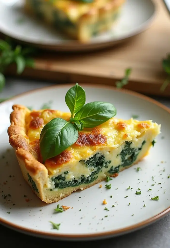 25 Keto Ground Turkey Recipes That Are Budget Friendly - 11. Turkey and Spinach Quiche