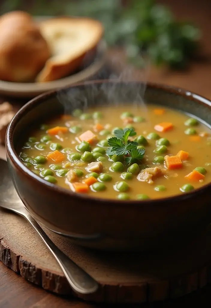25 Keto Ground Turkey Recipes That Are Budget Friendly - 24. Turkey and Pea Soup