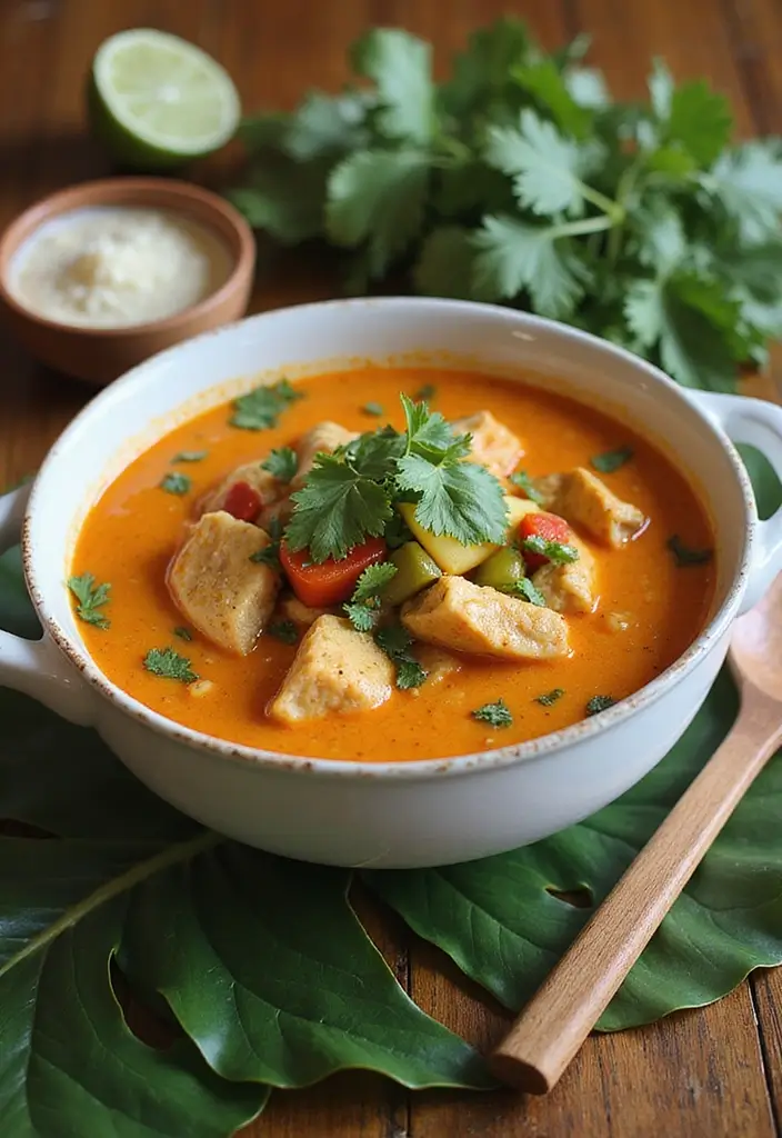 25 Keto Instant Pot Recipes Quick and Comforting 10 25 Keto Instant Pot Recipes Quick and Comforting - 10. Thai Coconut Curry Chicken Soup