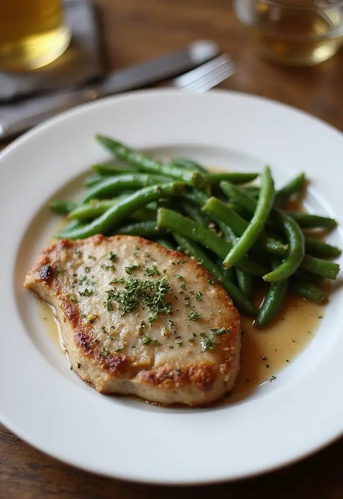 25 Keto Recipes for One Person: Quick and Easy Meals for Busy Professionals 18 25 Keto Recipes for One Person: Quick and Easy Meals for Busy Professionals - 18. Herb-Crusted Pork Chops