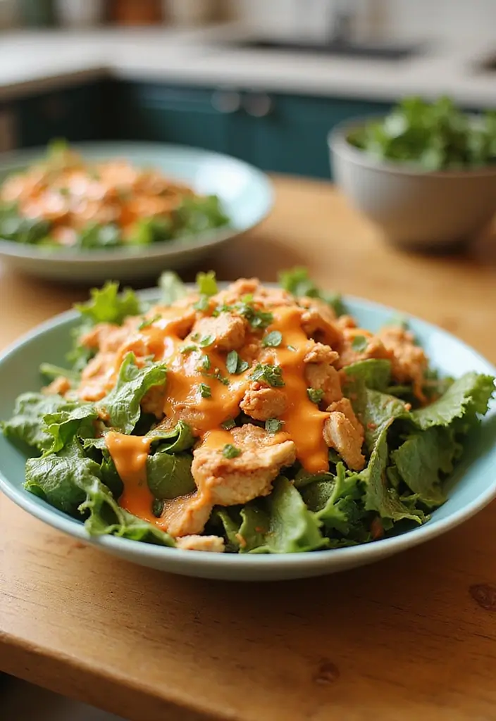 25 Keto Recipes for One Person: Quick and Easy Meals for Busy Professionals 19 25 Keto Recipes for One Person: Quick and Easy Meals for Busy Professionals - 19. Buffalo Chicken Salad