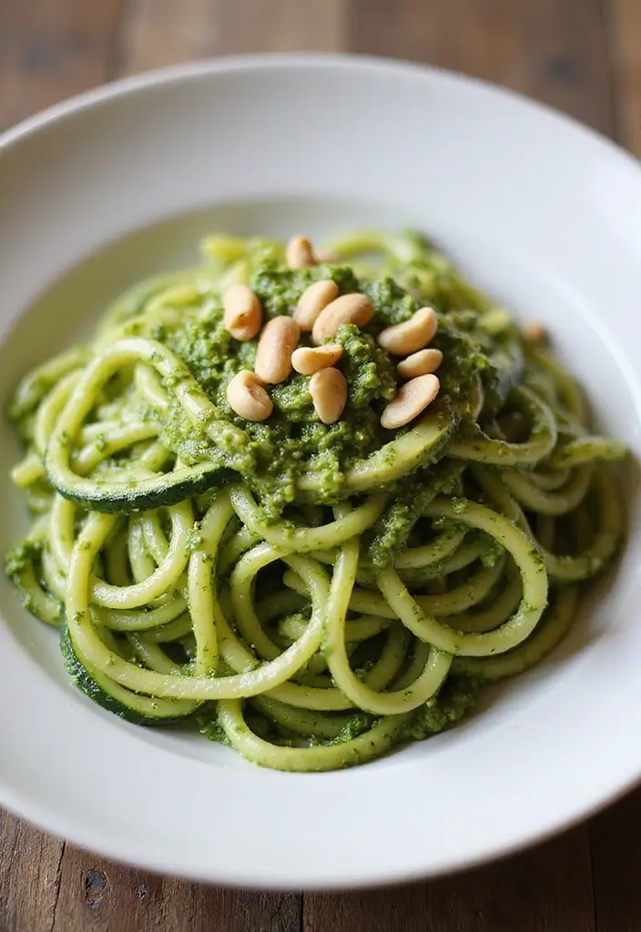 25 Keto Recipes for One Person: Quick and Easy Meals for Busy Professionals 2 25 Keto Recipes for One Person: Quick and Easy Meals for Busy Professionals - 2. Zucchini Noodles with Pesto