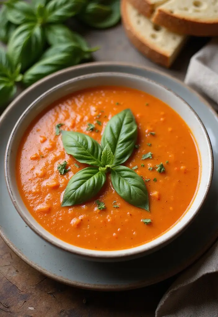 25 Keto Recipes for One Person: Quick and Easy Meals for Busy Professionals 21 25 Keto Recipes for One Person: Quick and Easy Meals for Busy Professionals - 21. Creamy Tomato Basil Soup