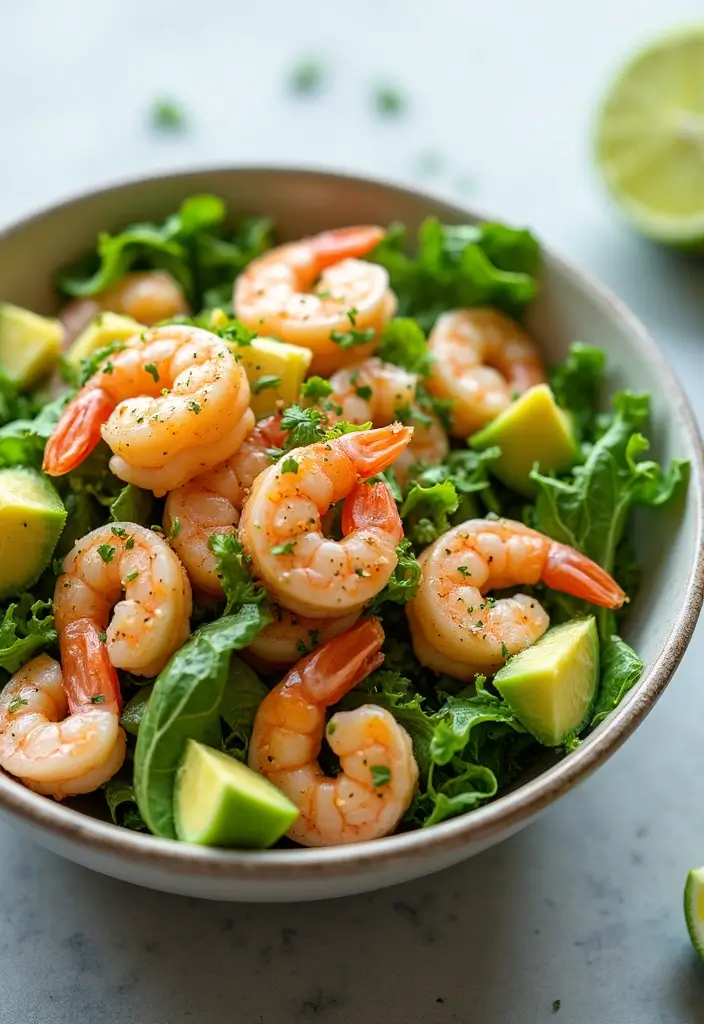 25 Keto Recipes for One Person: Quick and Easy Meals for Busy Professionals 7 25 Keto Recipes for One Person: Quick and Easy Meals for Busy Professionals - 7. Shrimp Avocado Salad