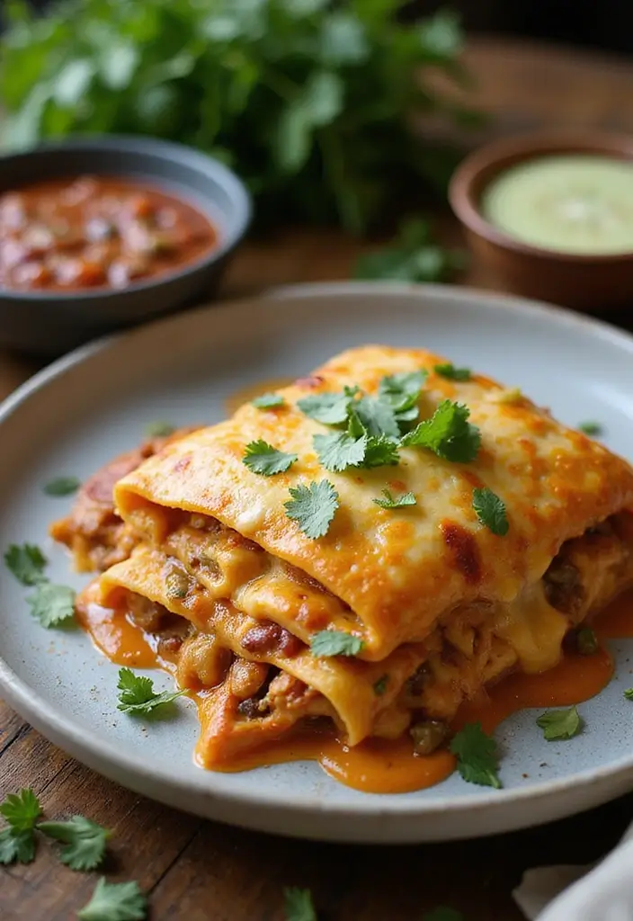25 Keto Rotisserie Chicken Recipes Fast and Tasty - 13. Chicken Enchilada Casserole