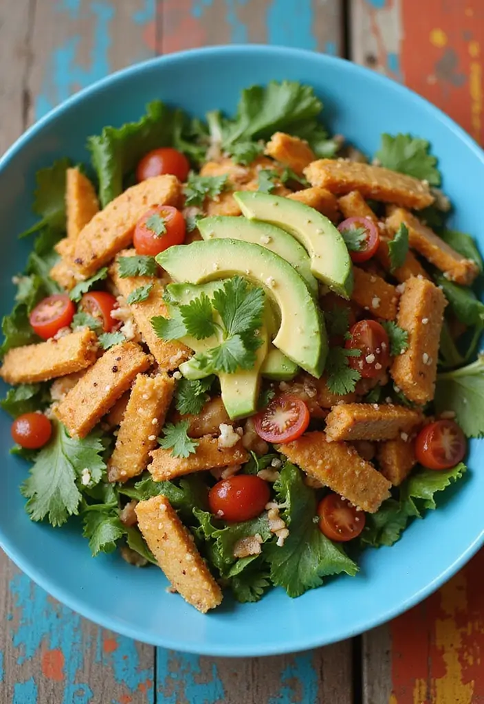 25 Keto Rotisserie Chicken Recipes Fast and Tasty - 2. Chicken Taco Salad